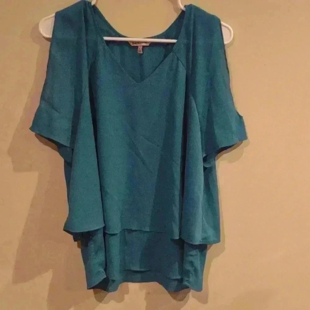 Juicy‎ Couture women's teal green blouse size large